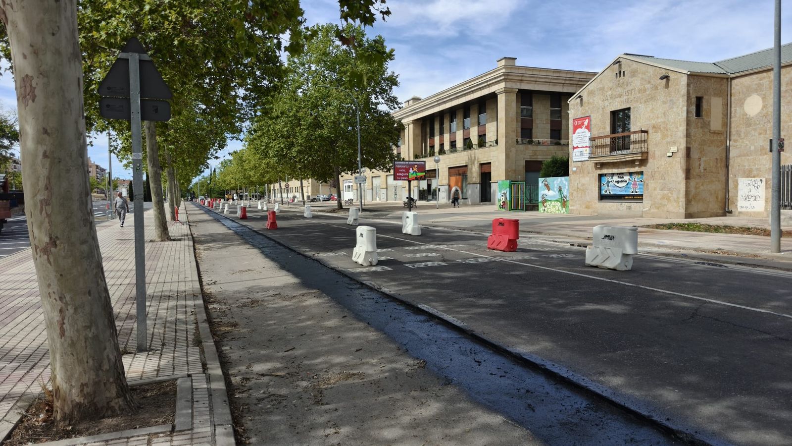 Finalizados los aparcamientos de la Chinchibarra y obras en la avenida de San Agustín