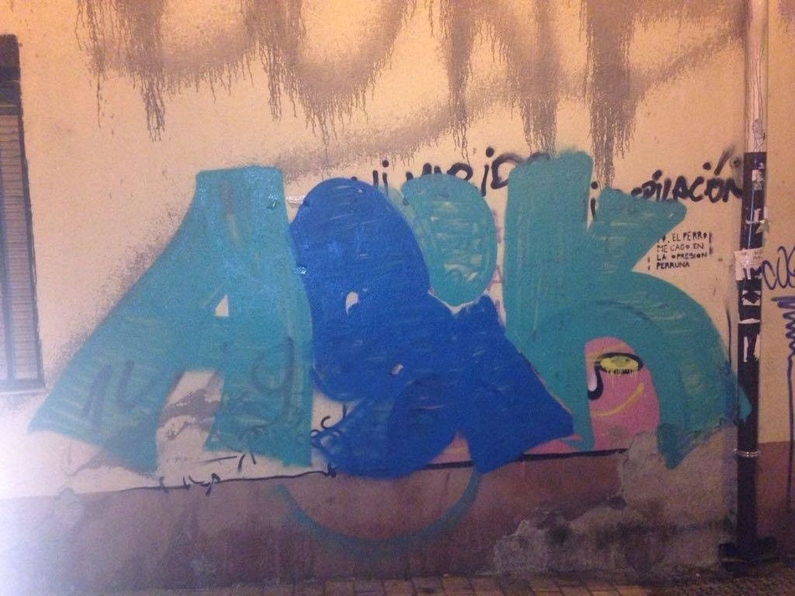 La Policía Local sorprende y denuncia a dos grafiteros