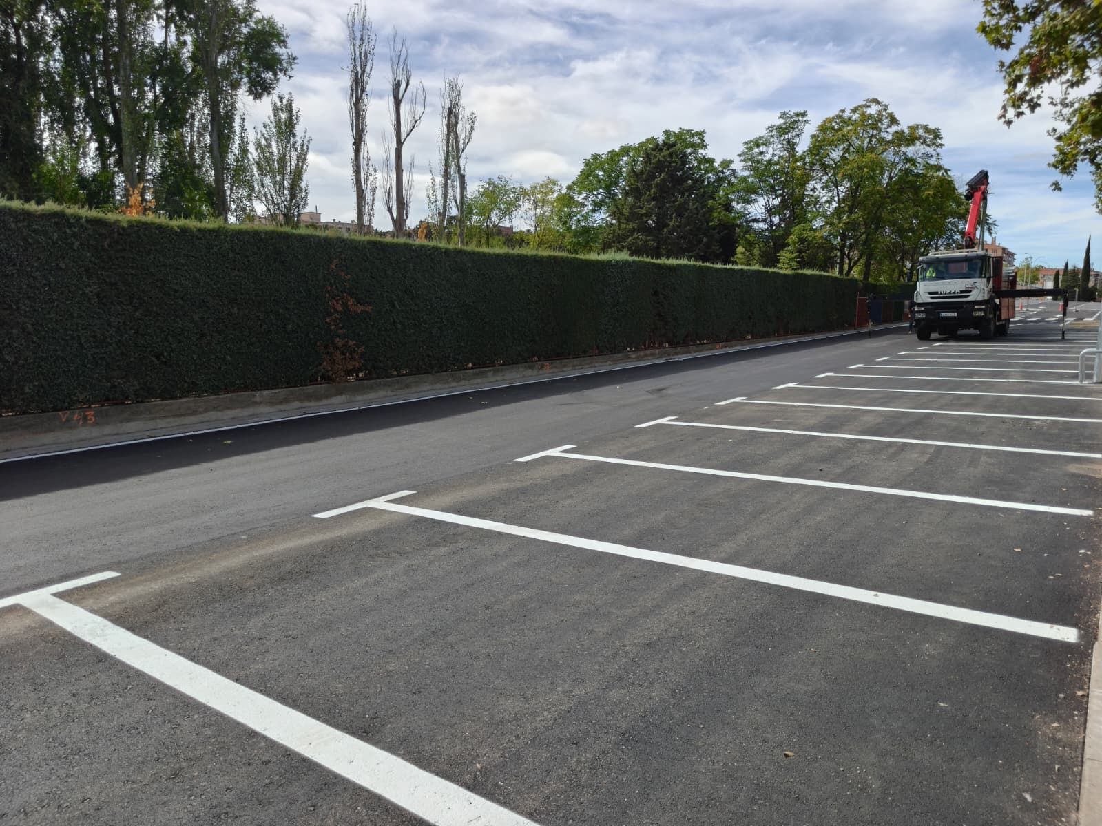 Finalizados los aparcamientos de la Chinchibarra y obras en la avenida de San Agustín