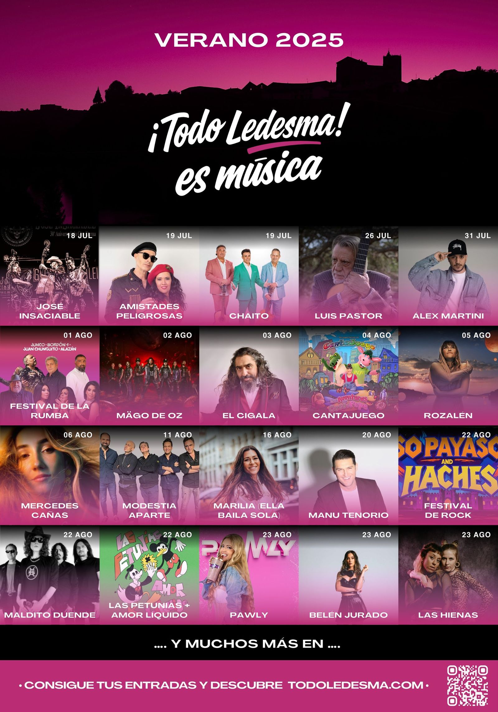 Verano musical en Ledesma 2025