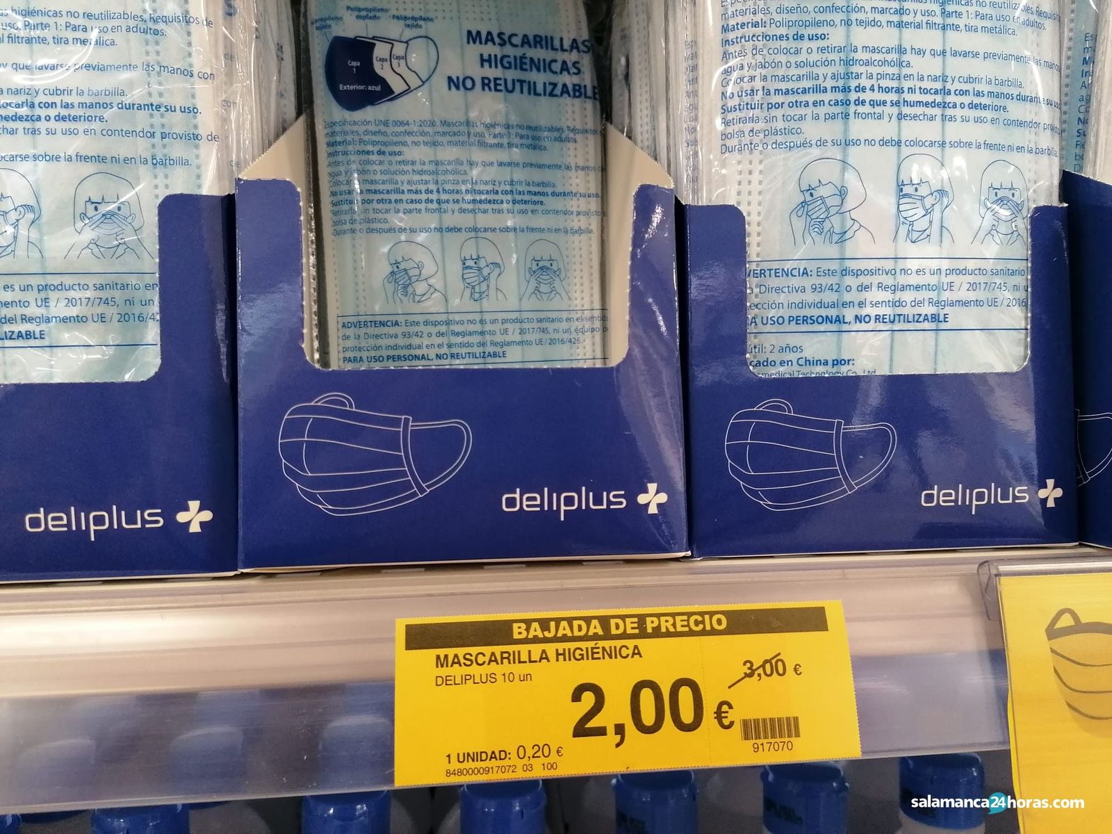 Mascarillas Mercadona