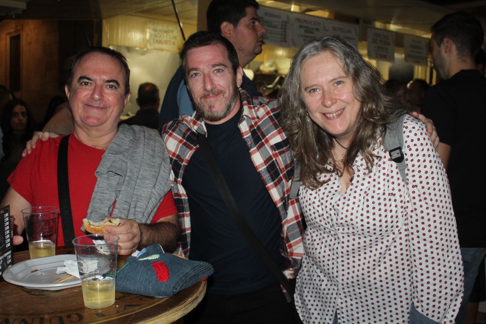 Ambiente en la Feria de Día en la tarde de este
