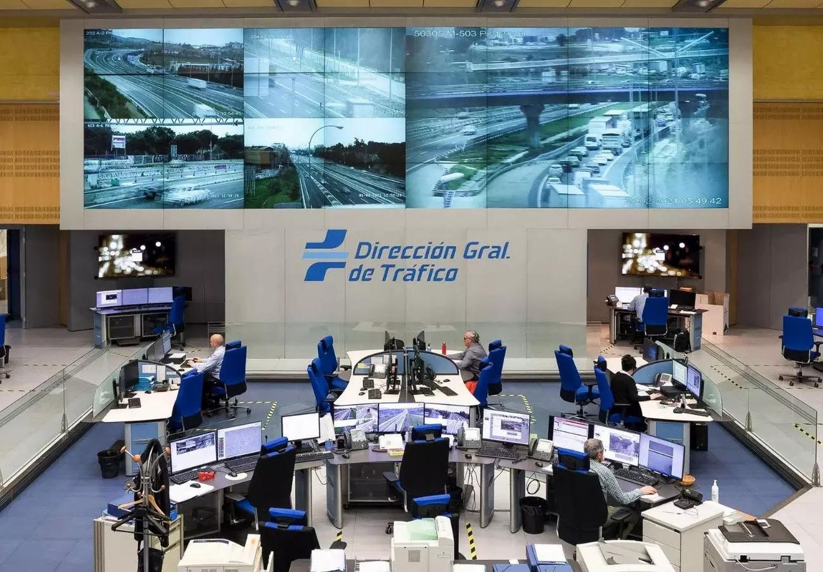 Imagen de la sala de la DGT