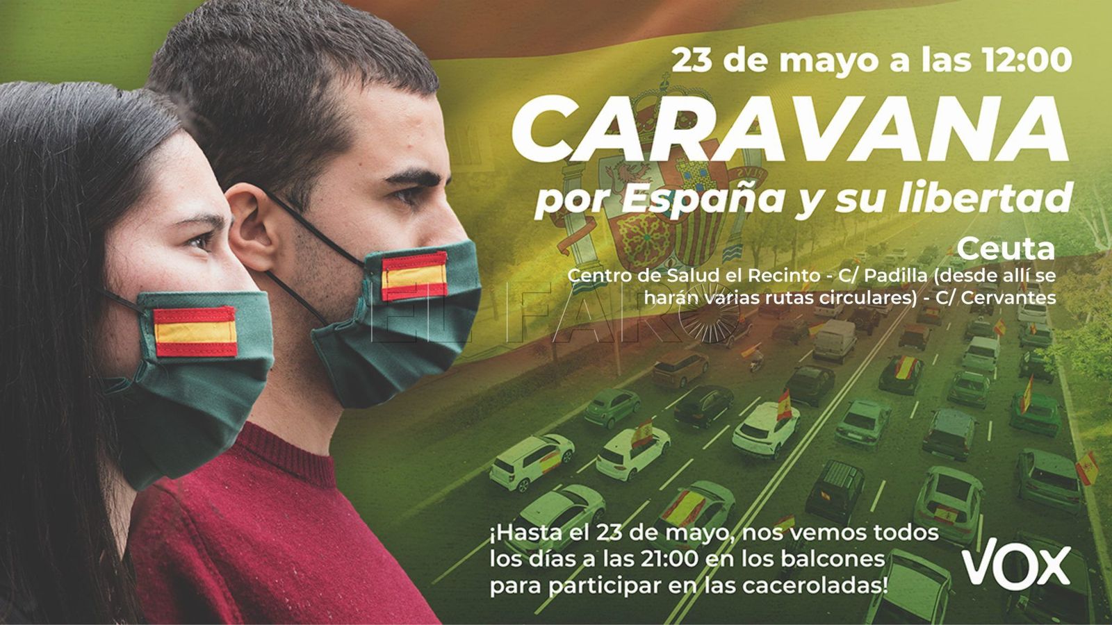 Manifestacion caravana vox