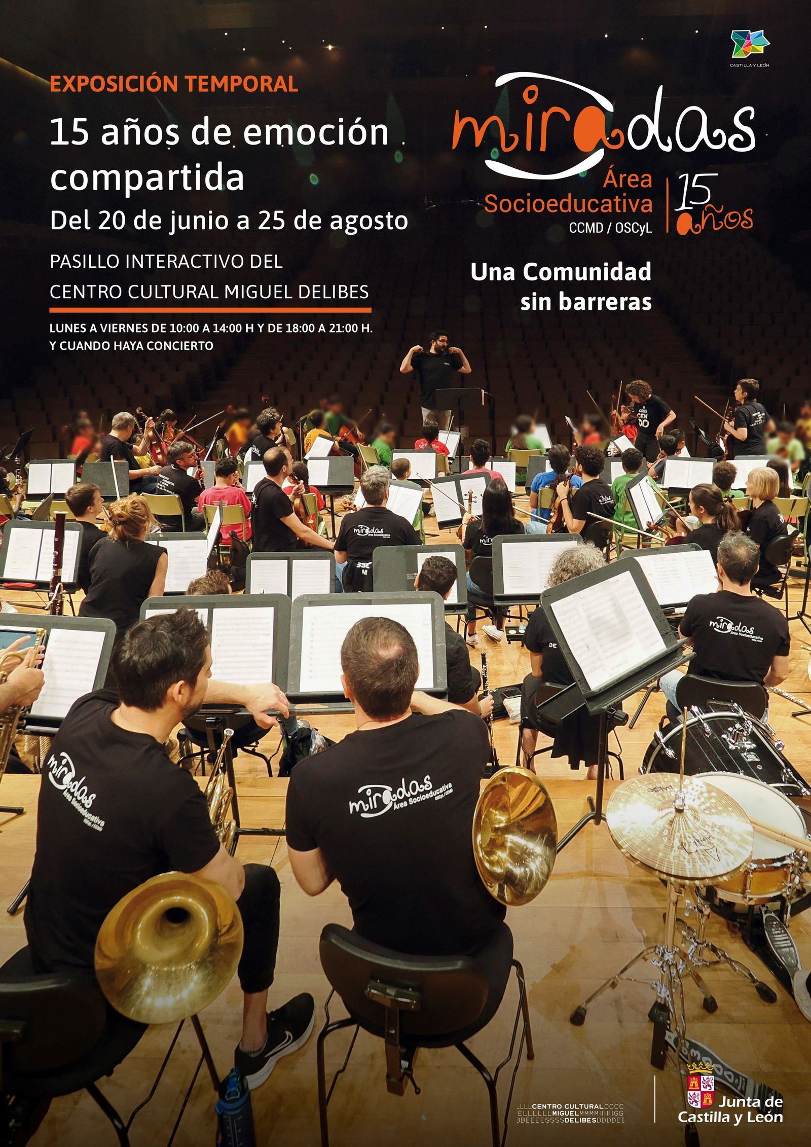 Una exposición celebra los quince años del Área Socioeducativa ‘MiraDas’ de la Orquesta Sinfónica de Castilla y León Una exposición celebra los quince años del Área Socioeducativa ‘MiraDas’ de la Orquesta Sinfónica de Castilla y León