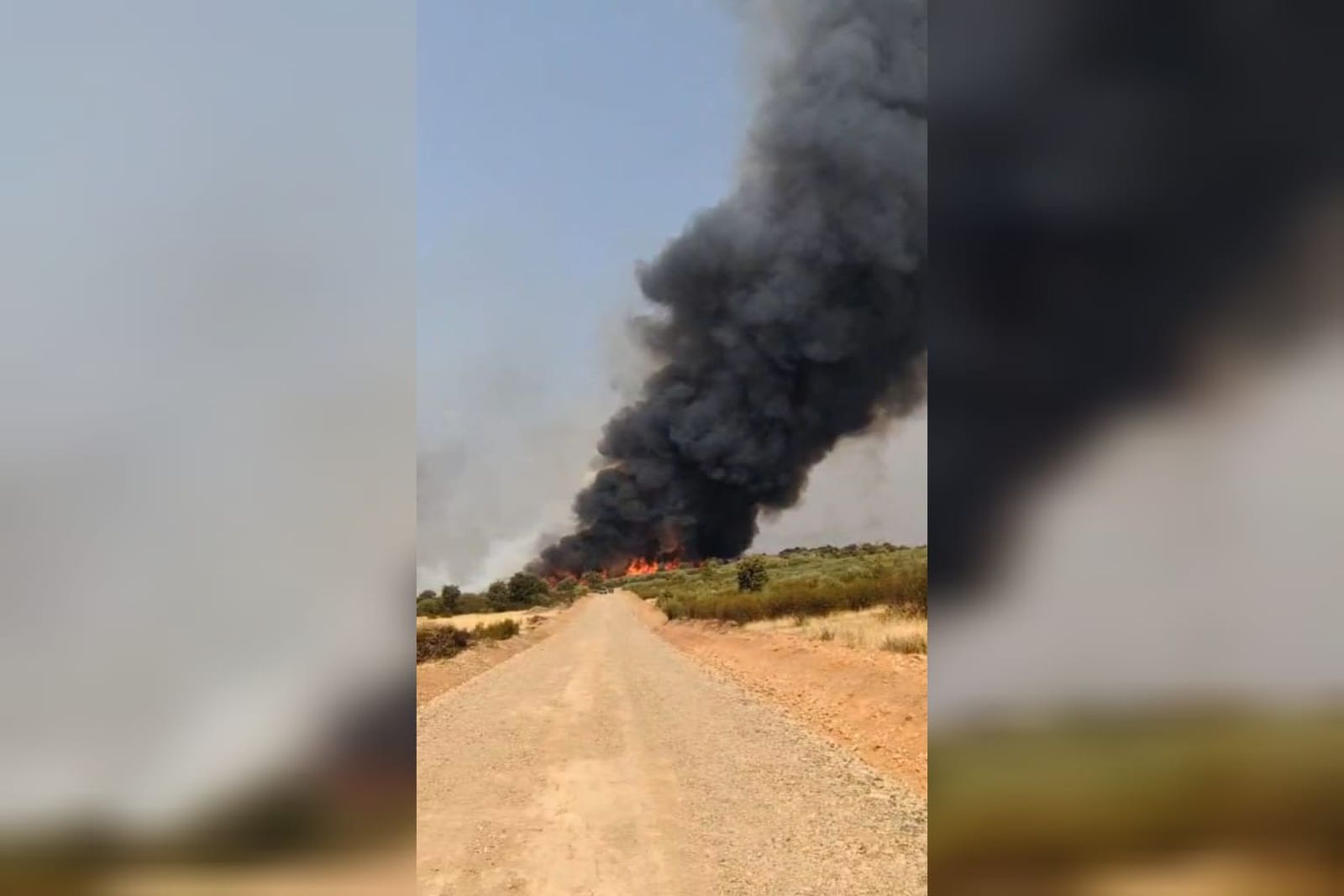 Incendio entre Pobladura de Aliste y Mahide