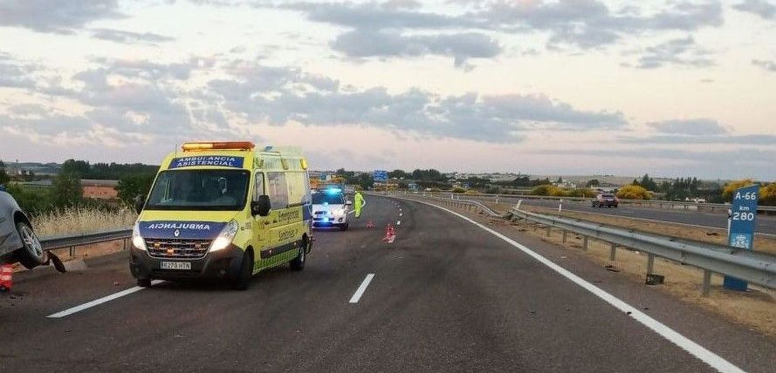 Accidente en Zamora. Archivo