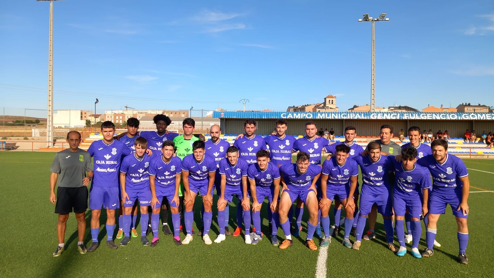 Jugadores de la UD Bovedana. Archivo.