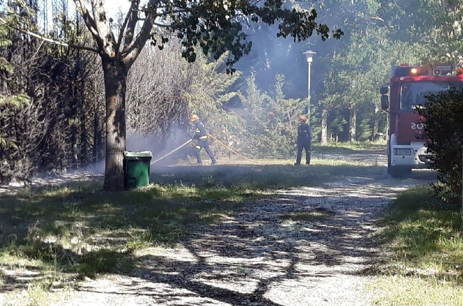 Incendio en un camping en Sanabria. Archivo