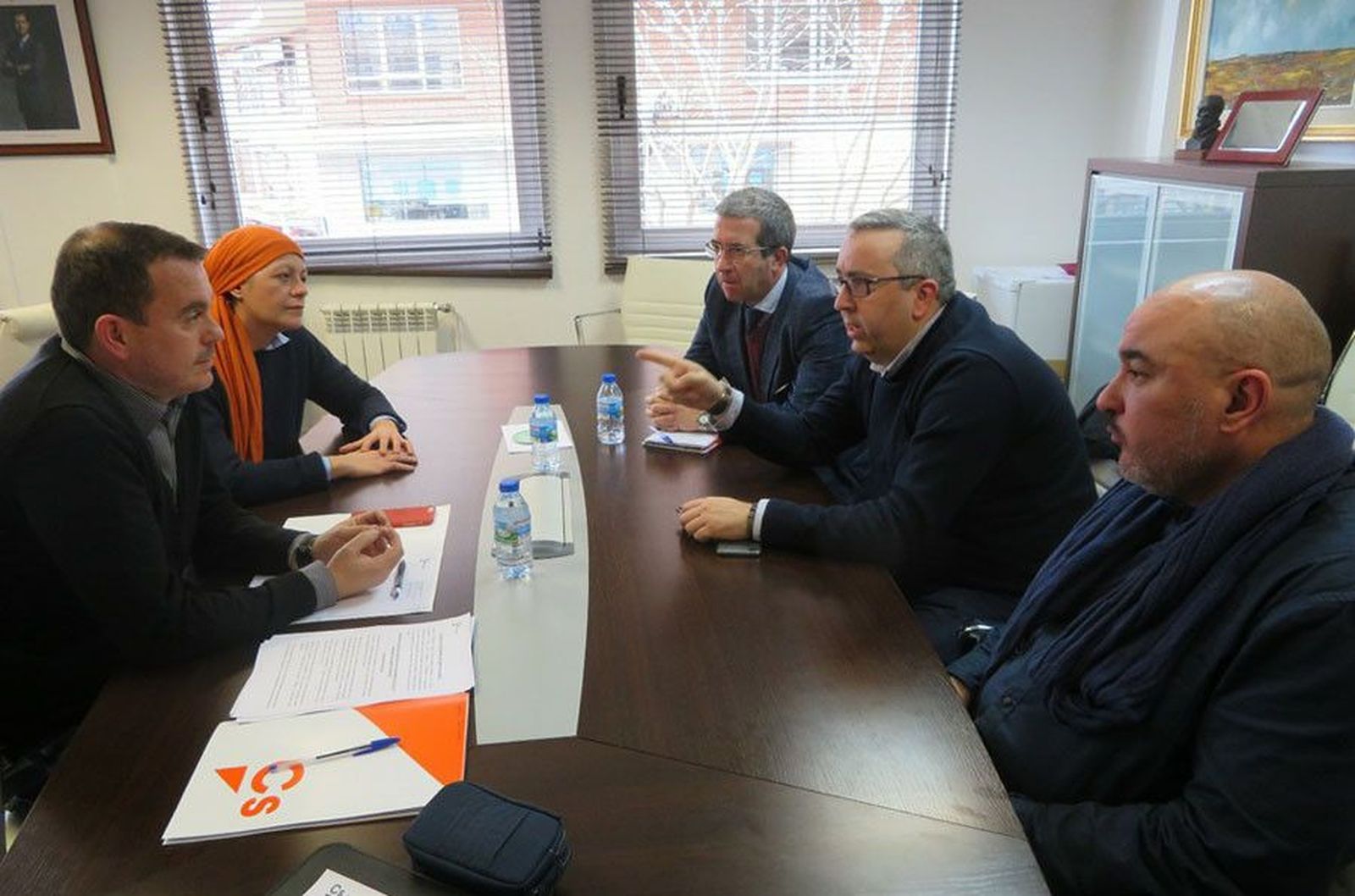 Ciudadanos Zamora reunión con CEOE (20 02 2018)