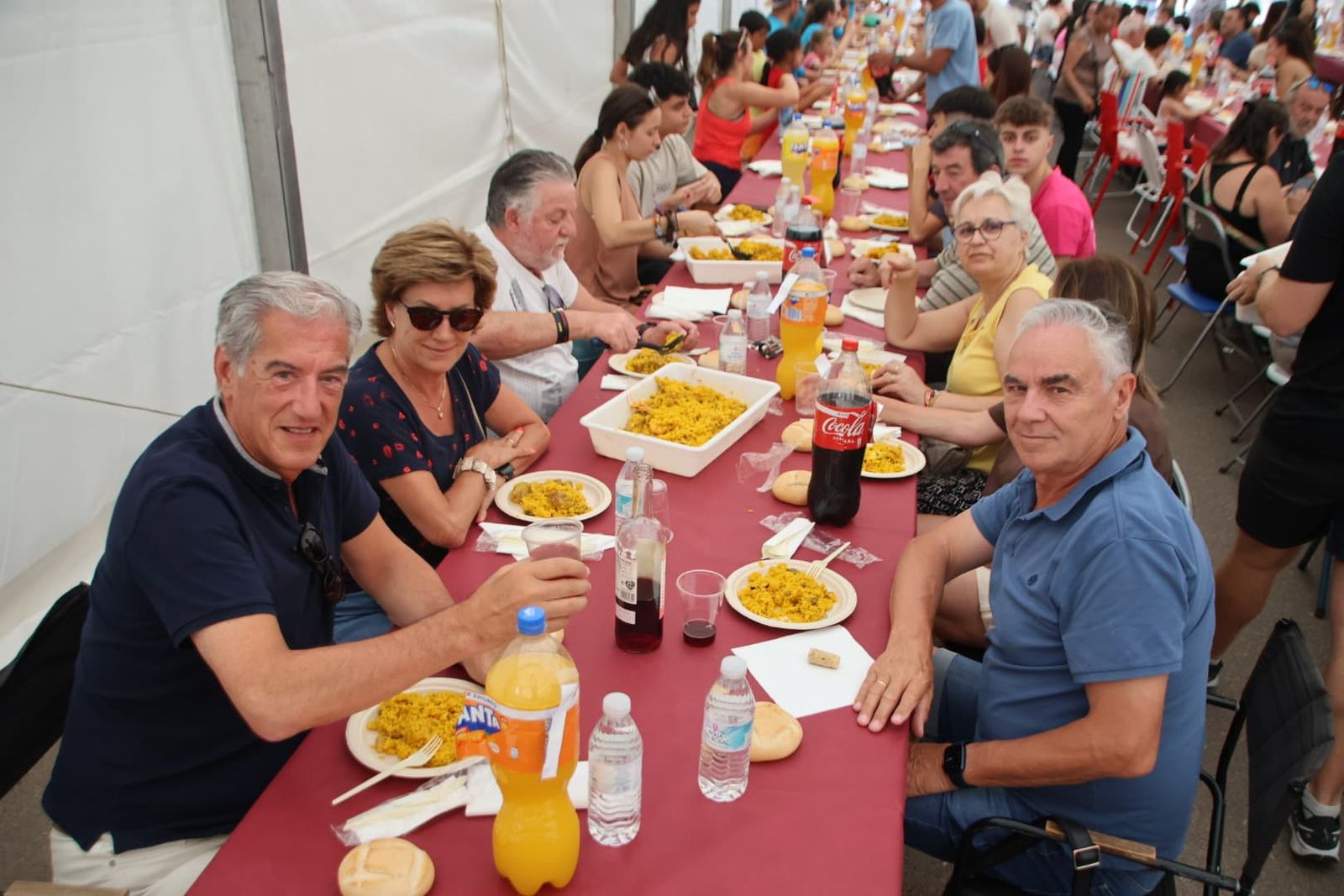 Degustación de paella en Villares de la Reina por las fiestas del Corpus Christi 2025