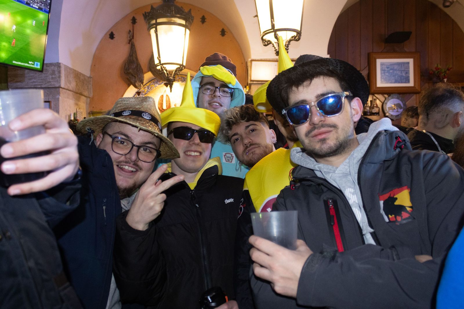 Salamanca de noche, sábado del Carnaval del Toro de Ciudad Rodrigo