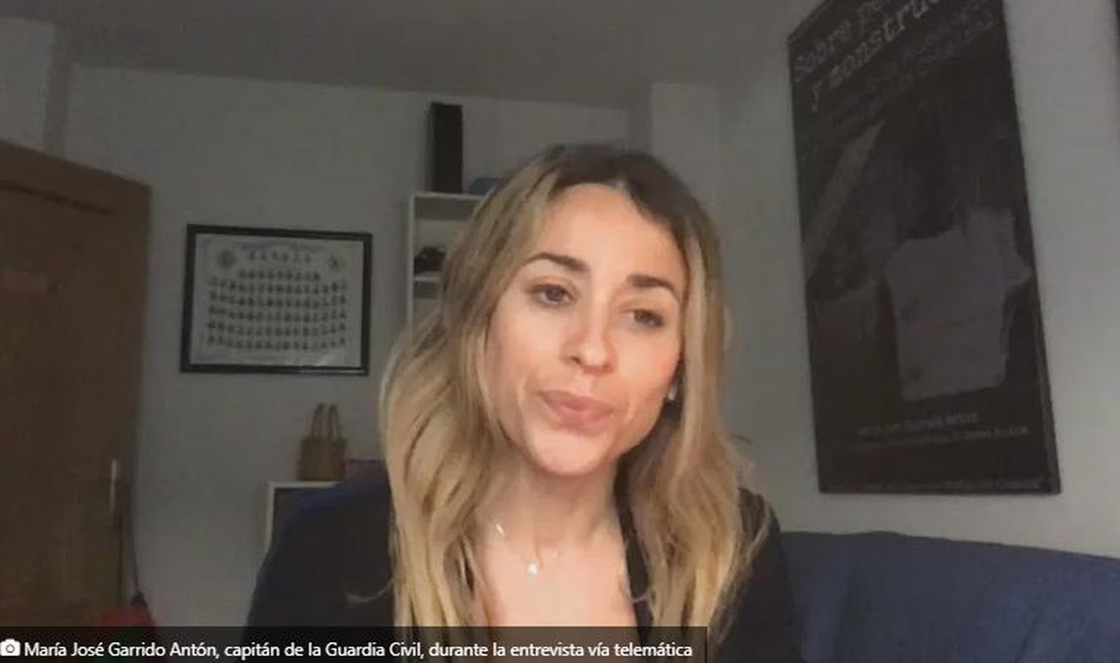 La capitán de la Guardia Civil, descendiente de Pozuelo de Vidriales