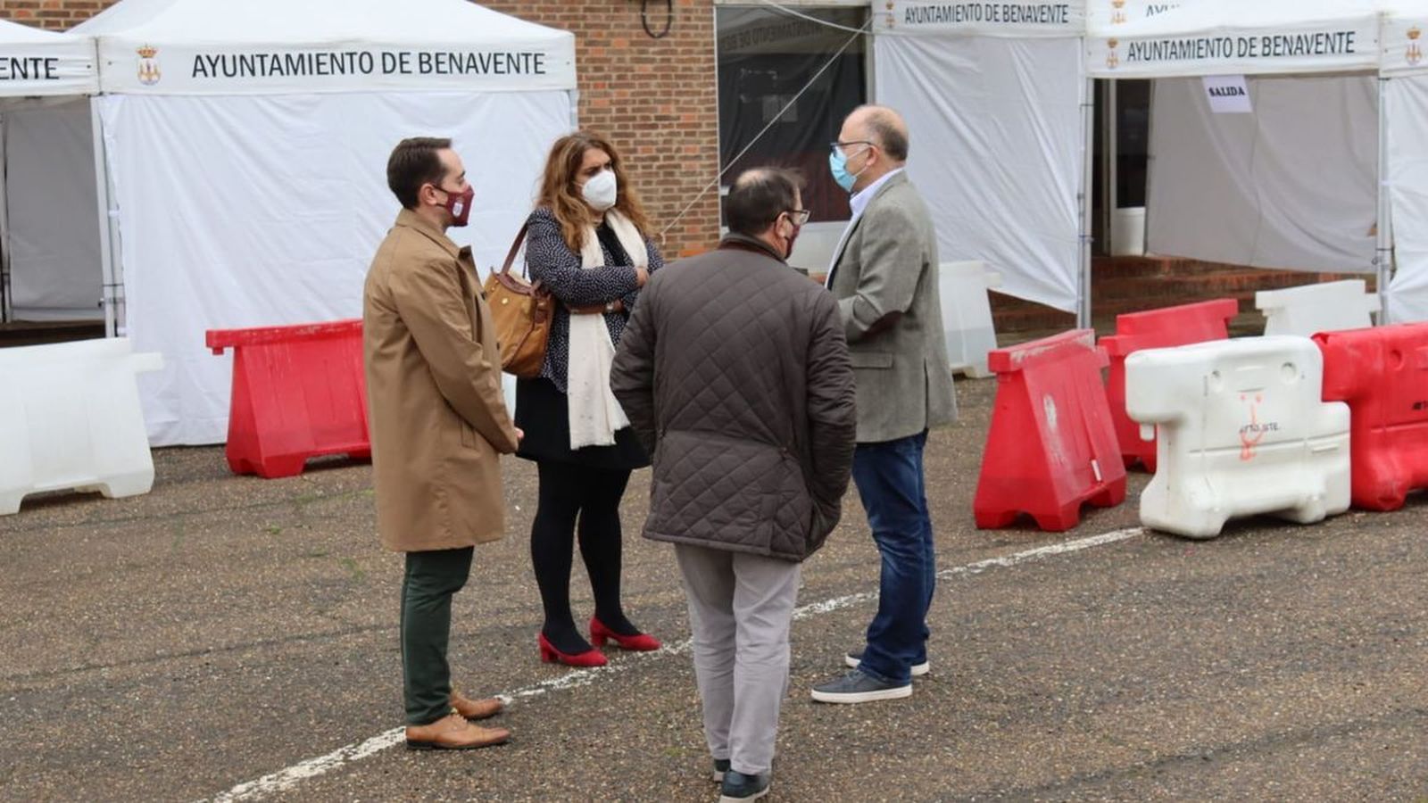 Retiran las carpas utilizadas en Benavente para realizar test masivos de COVID-19