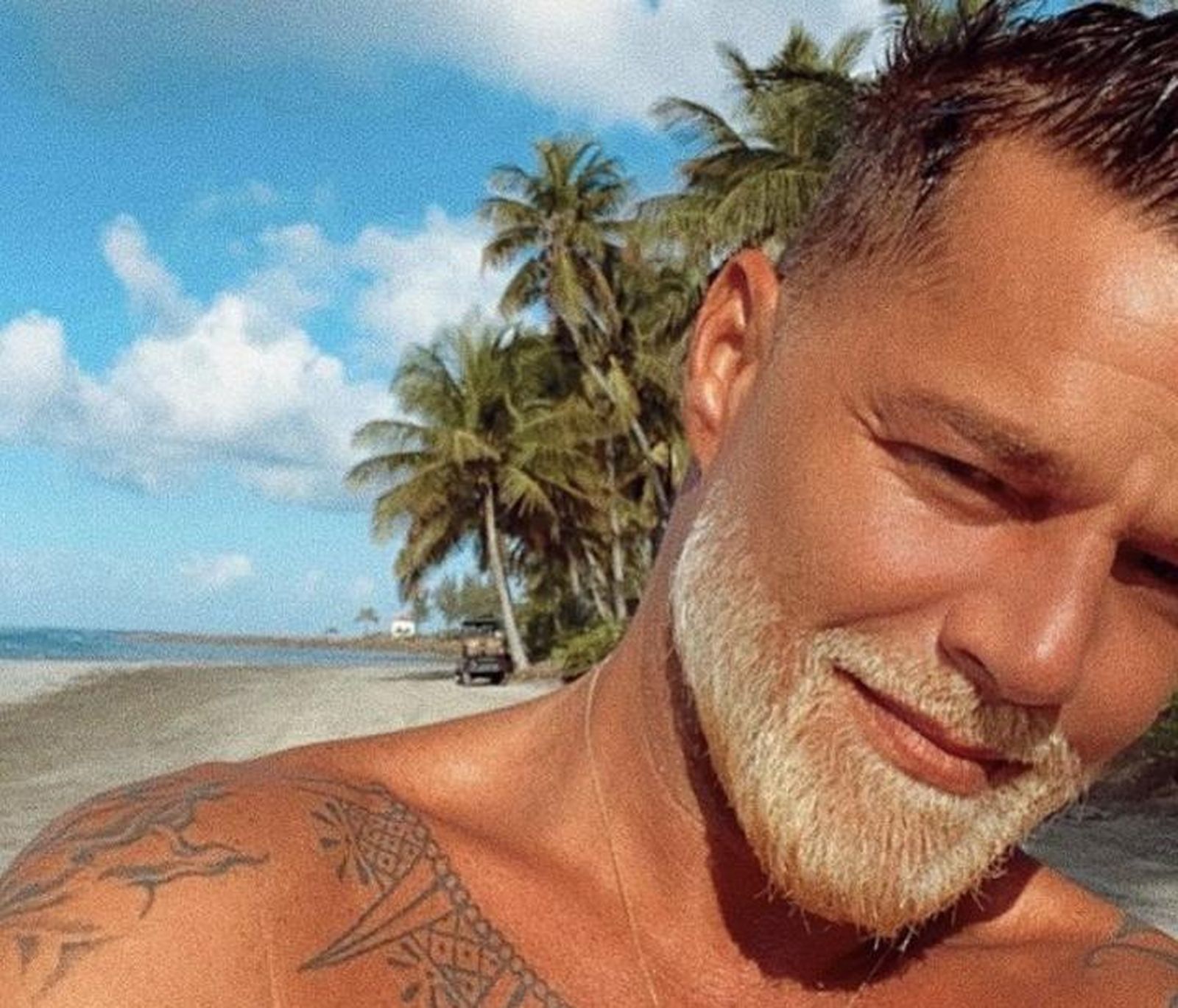 Ricky Martin ahora tiene la barba rubia. | INSTAGRAM