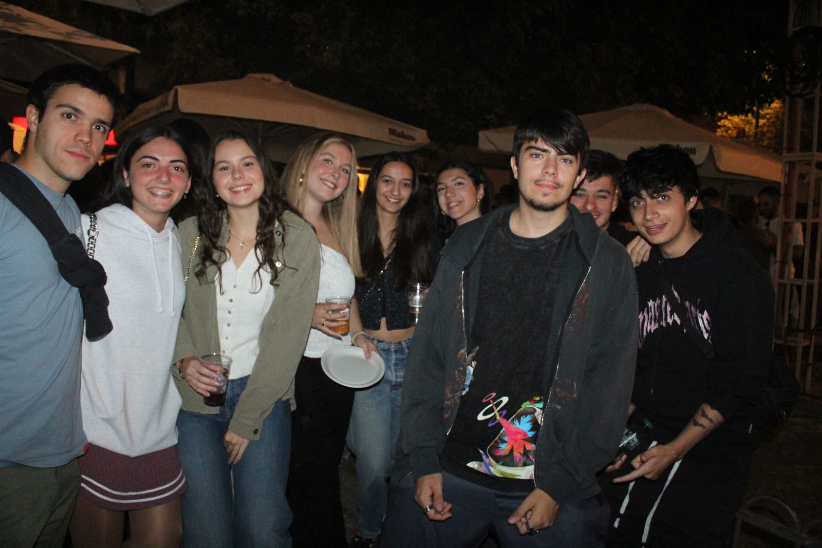 Ambiente en la Feria de Día en la tarde de este jueves