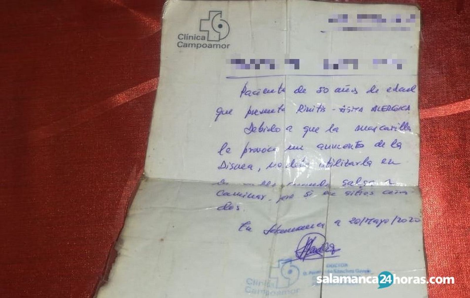 Justificante Médico 2