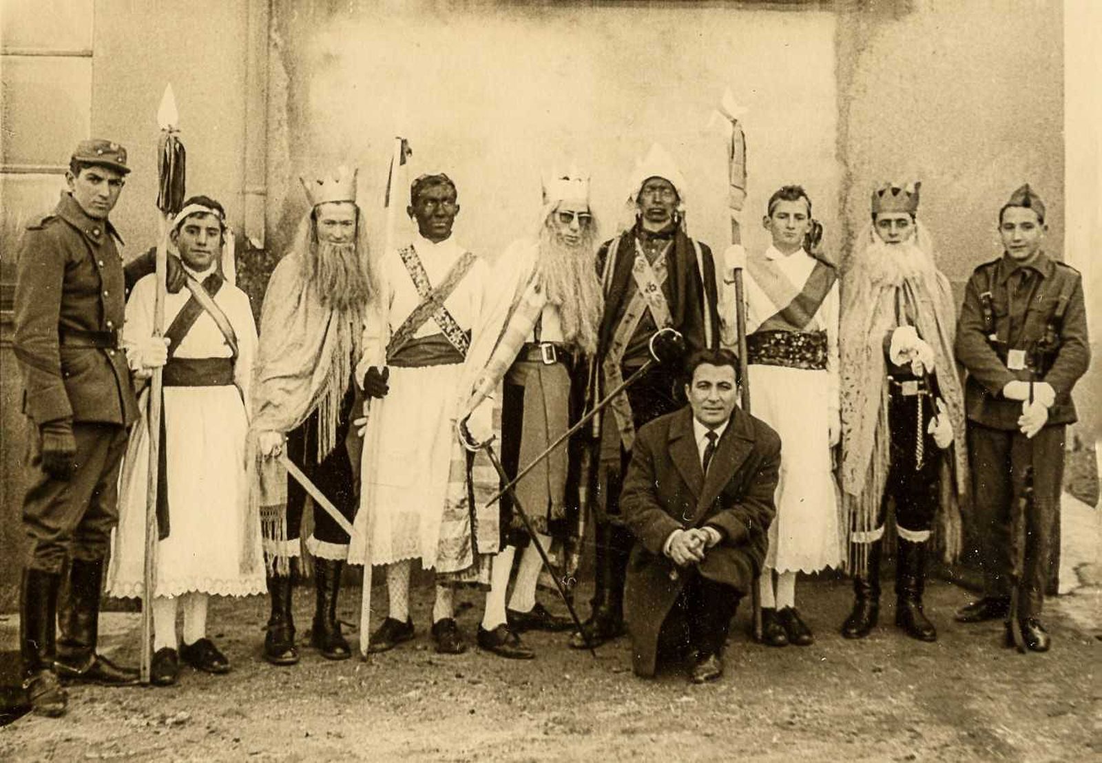 Reperesentación del Auto de los Reyes Magos en Tábara en 1963