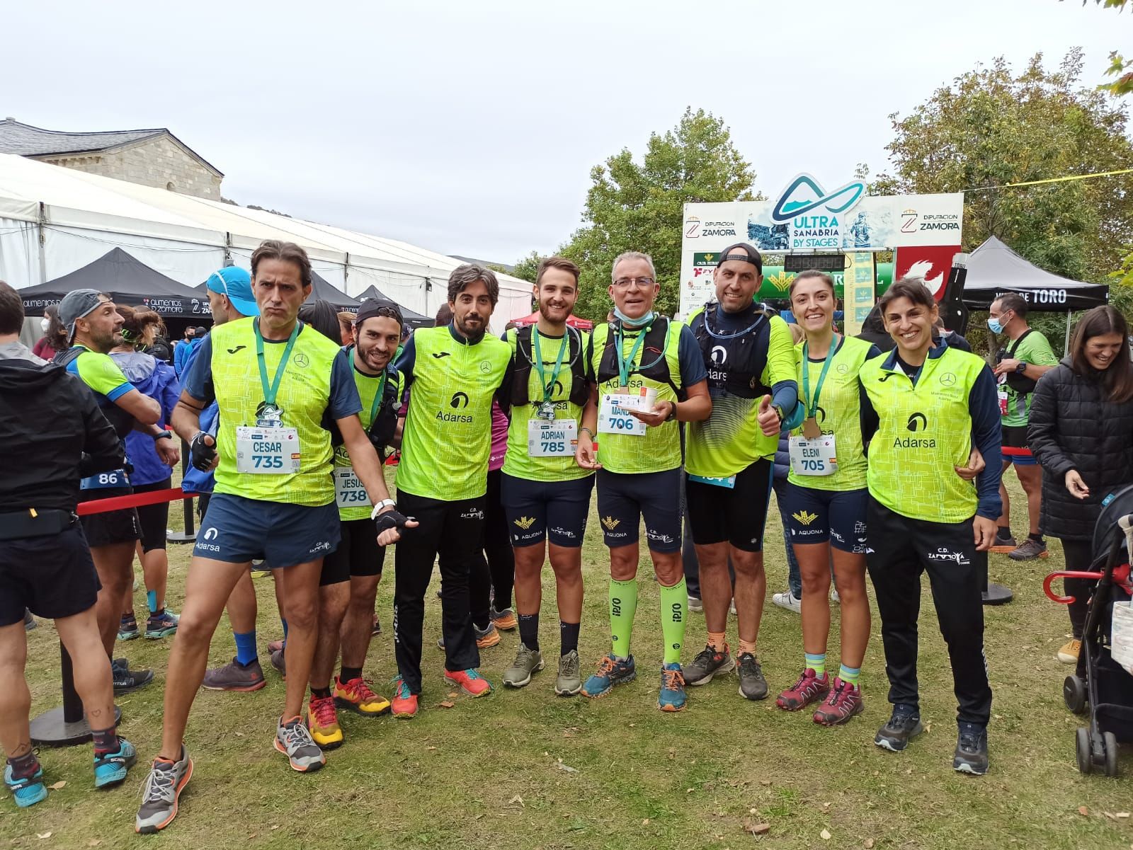 Corredores del CD Zamora Corre