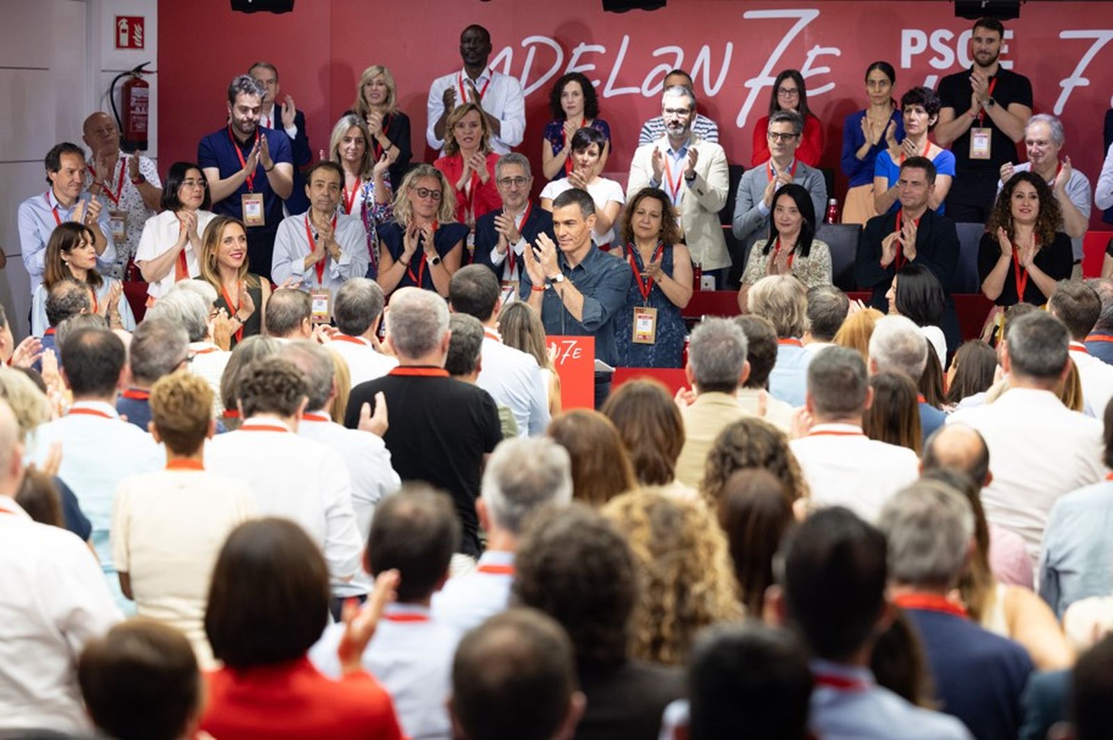 Pedro Sánchez en el comité federal del PSOE Pedro Sánchez en el comité federal del PSOE