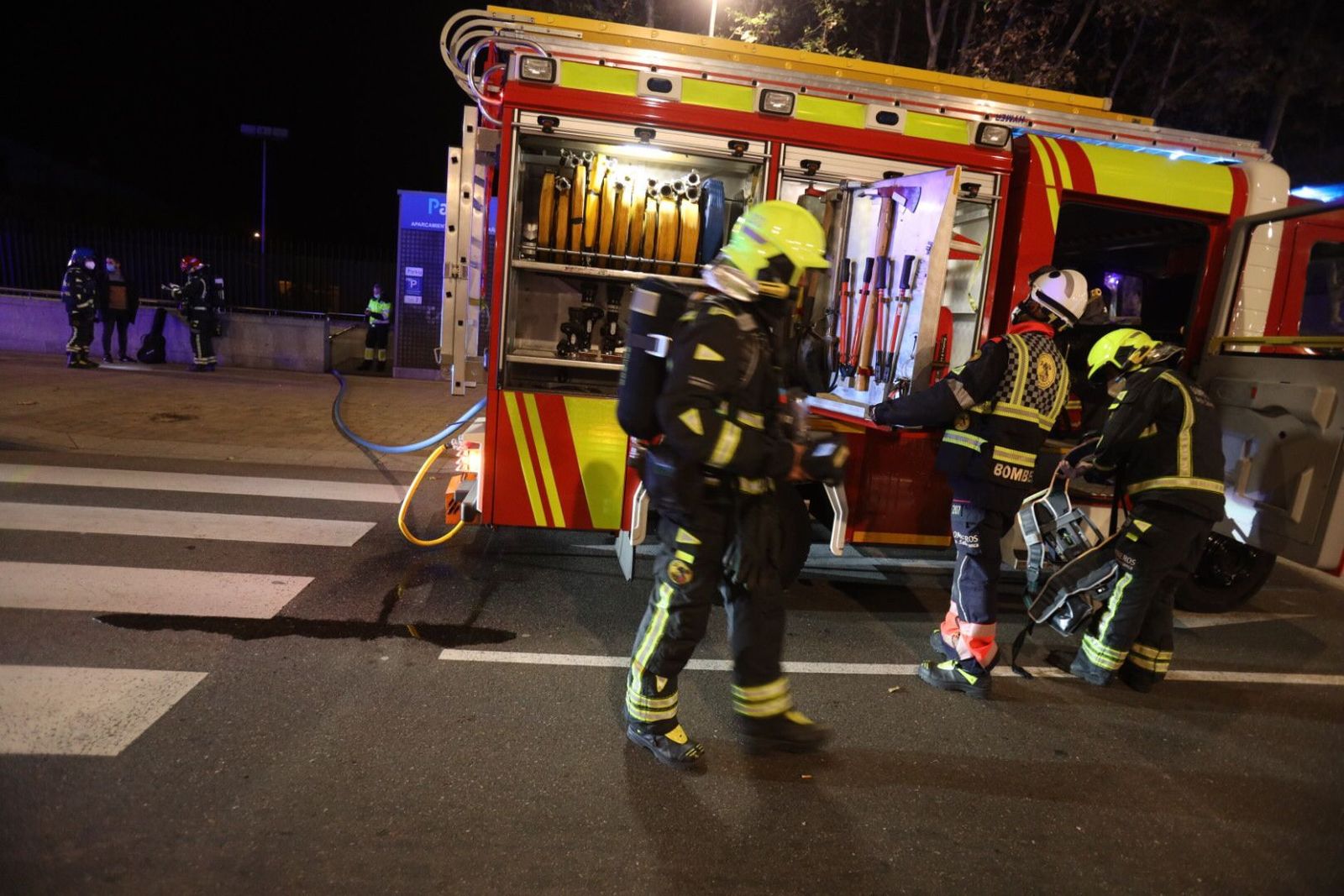 Bomberos Parking Reyes de España