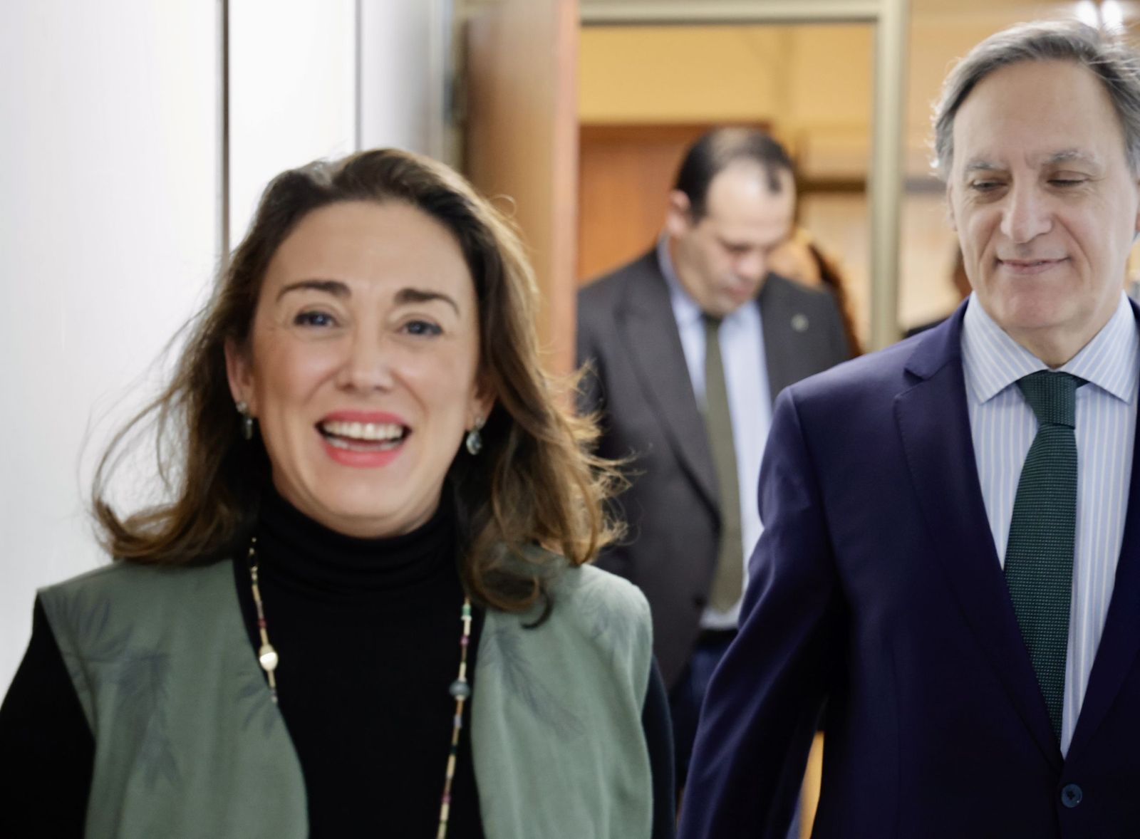 La consejera de agricultura María González Corral en Salamanca