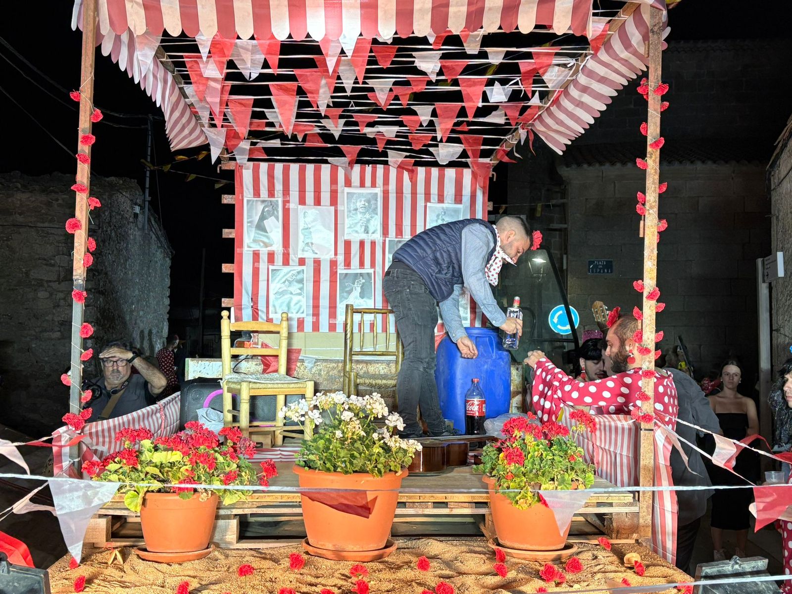 Desfile de carrozas en Pereña