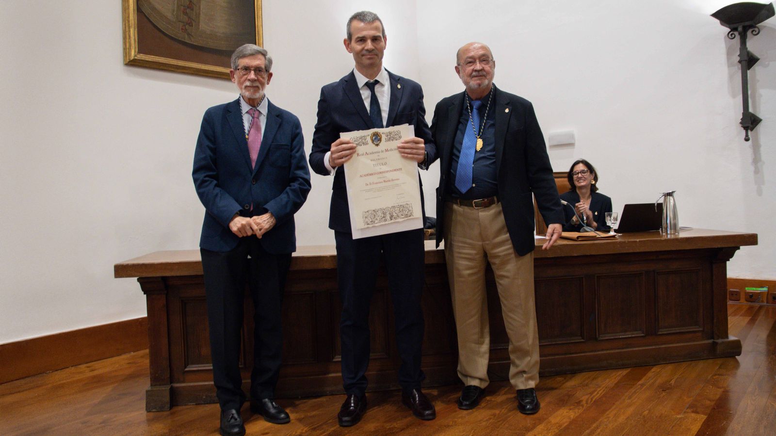 Francisco Martín Herrero ingresa en la Real Academia de Medicina de Salamanca