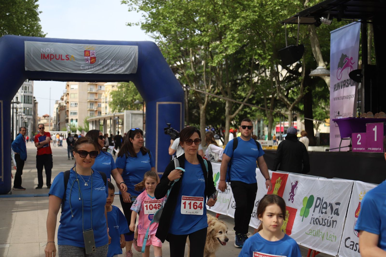 Carrera y marcha por el Día de Castilla y León en Zamora
