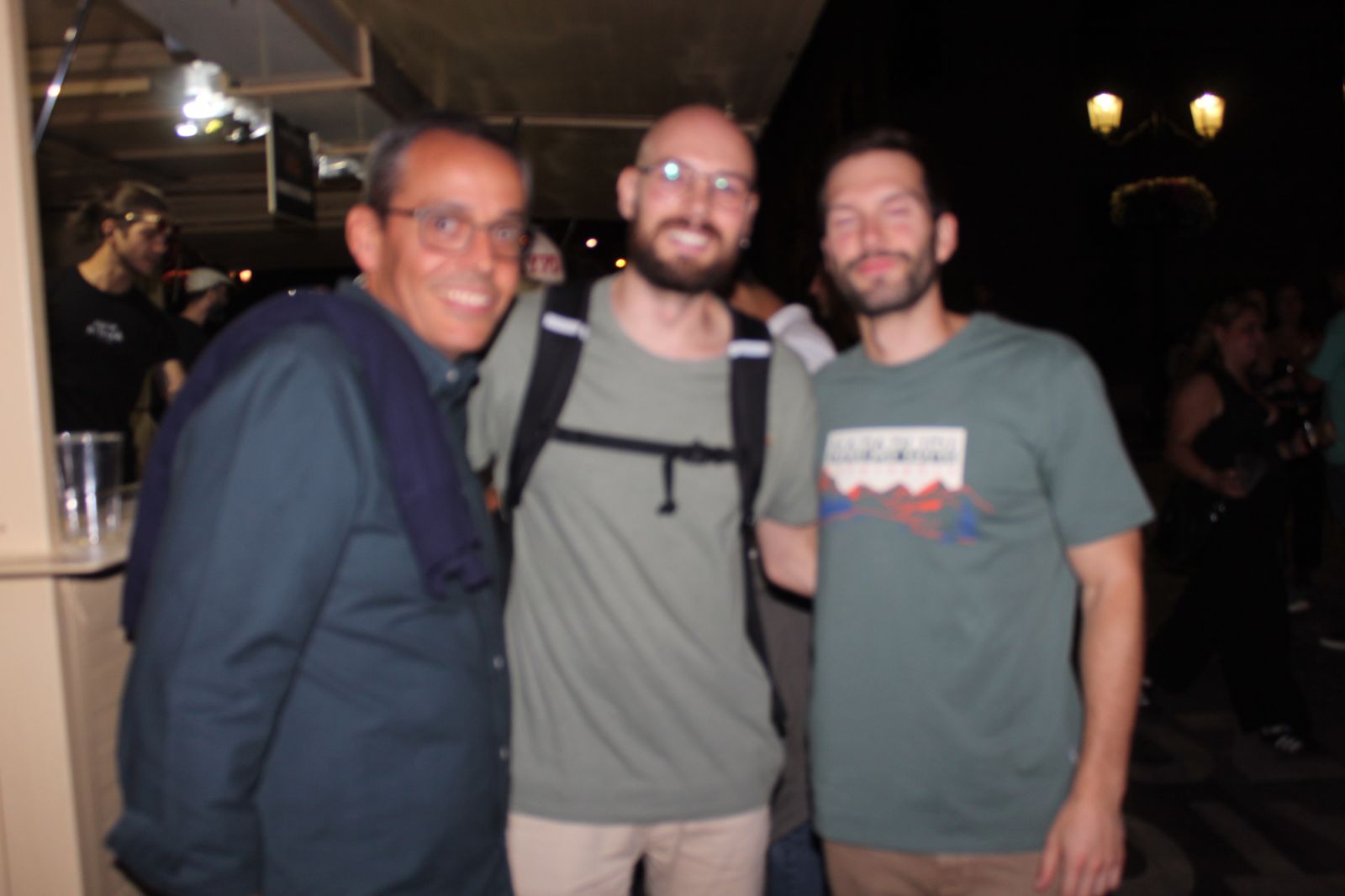 Ambiente en la Feria de Día en la tarde de este lunes