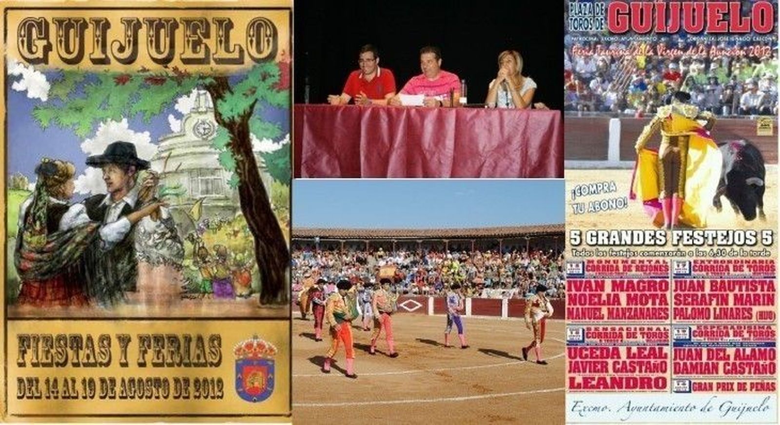 Amplio y completo programa de Ferias y Fiestas con toros, música y The Visitans