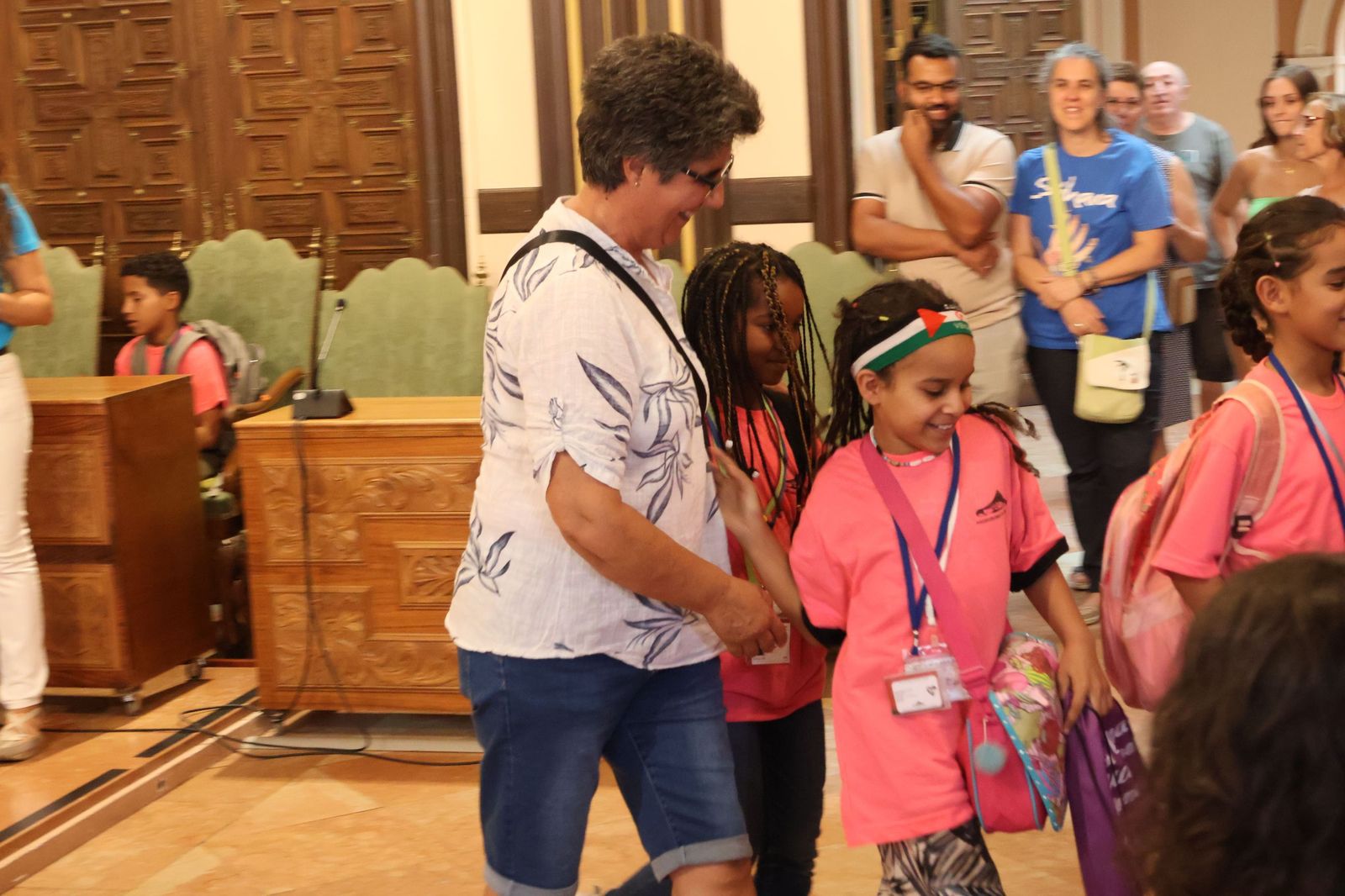 Llegada de los niños Saharauis y encuentro con las familias de acogida