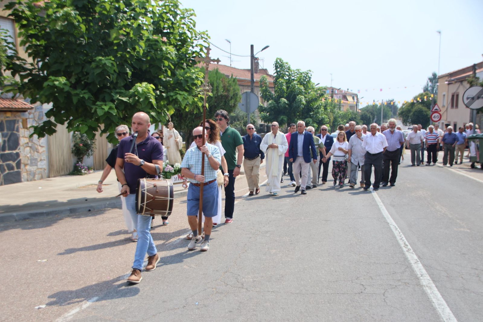 Masueco misa y procesión en honor a San Bernardo