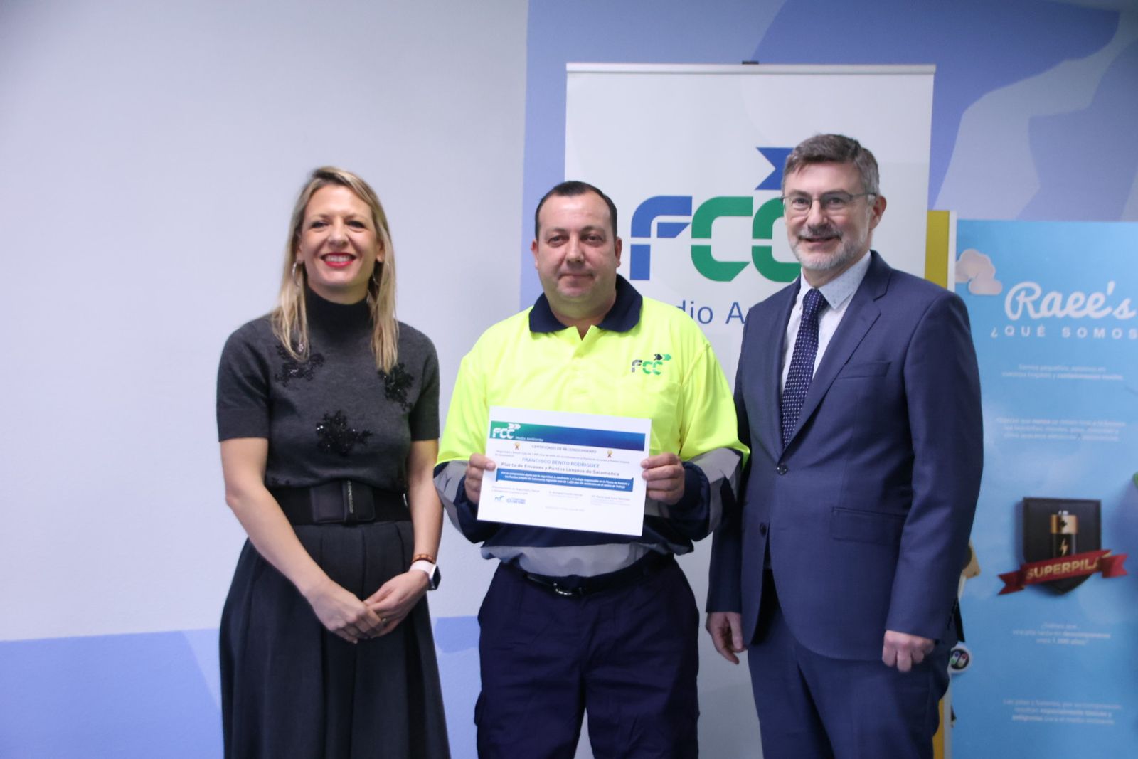 FCC Medio Ambiente celebrará un acto de reconocimiento a los trabajadores de la planta de envases de Salamanca y Puntos Limpios