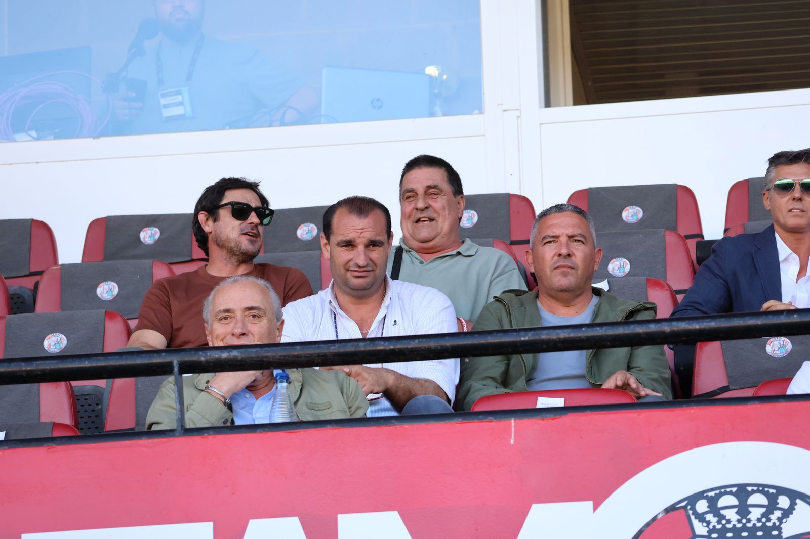 El nuevo Director Deportivo del Zamora CF en el palco del Ruta de la Plata.