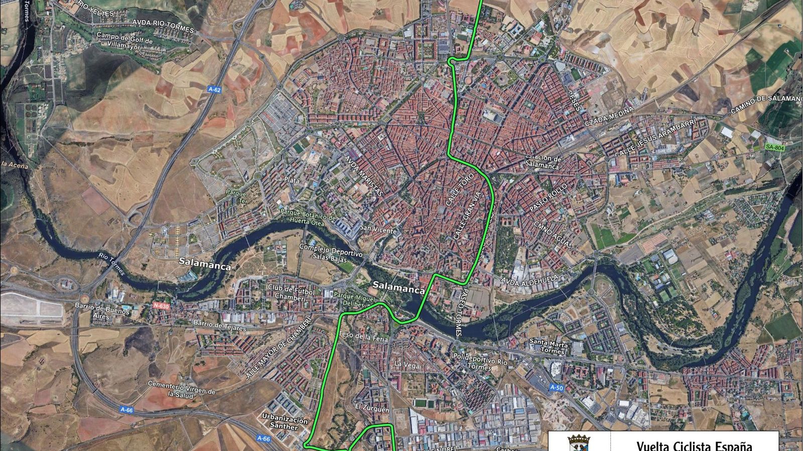 Recorrido Vuelta Ciclista