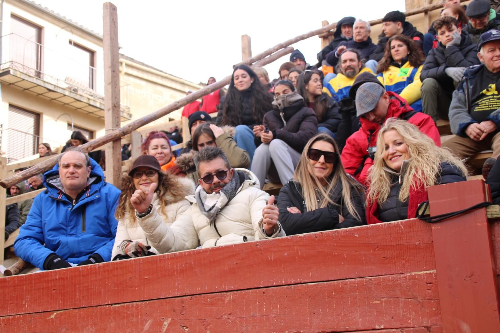 Ambiente del Encierro tradicional del lunes 17 de febrero