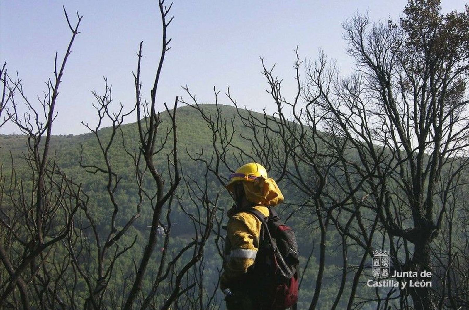 Agente medioambiental. Foto de archivo.