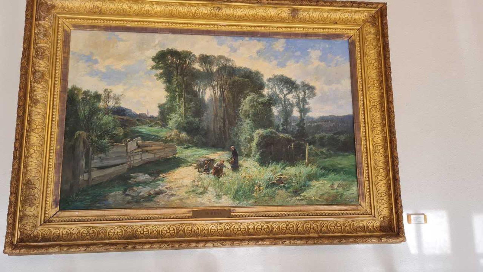 Uno de los cuadros dañados