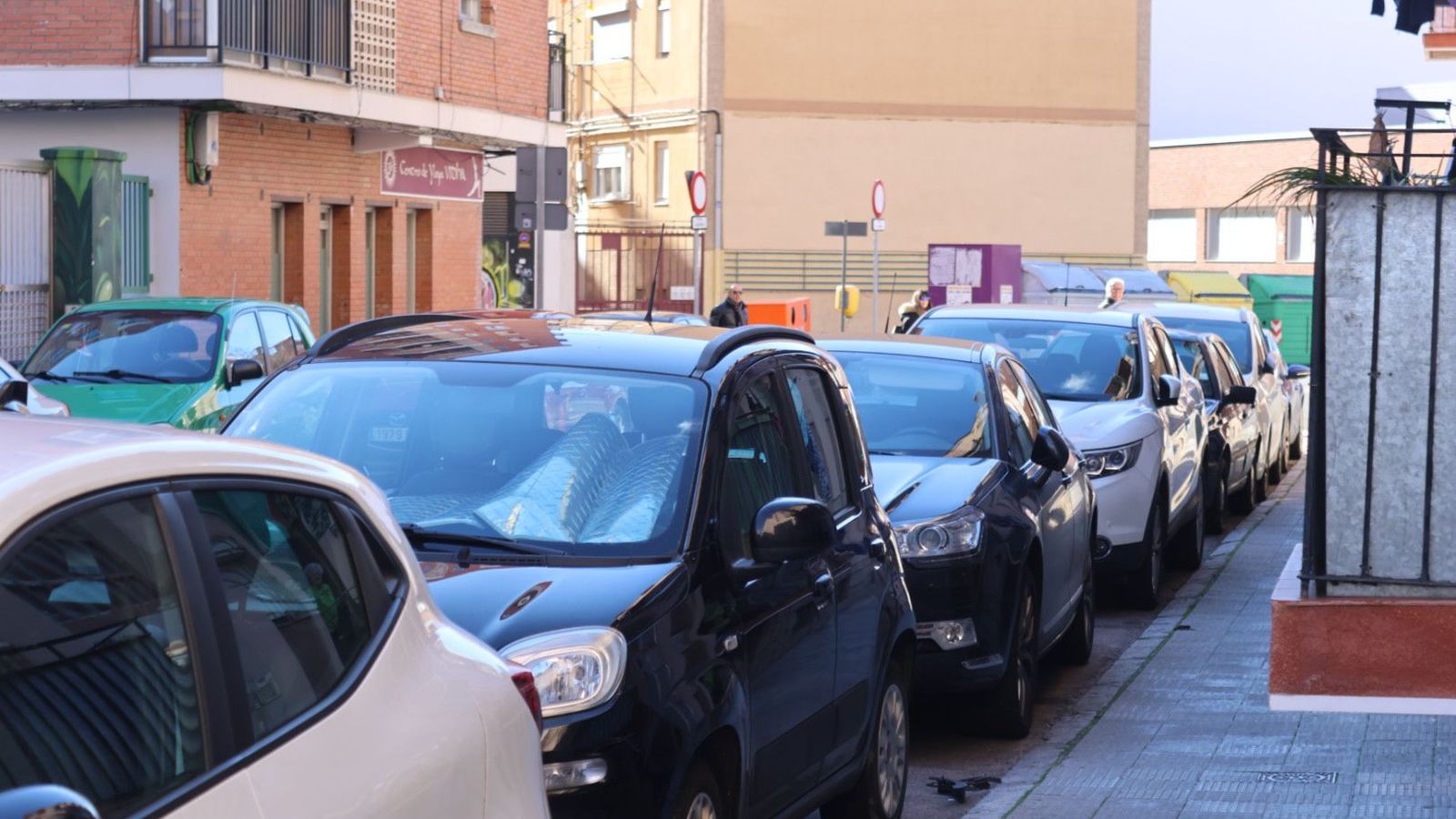 Coches en la calle Trébol