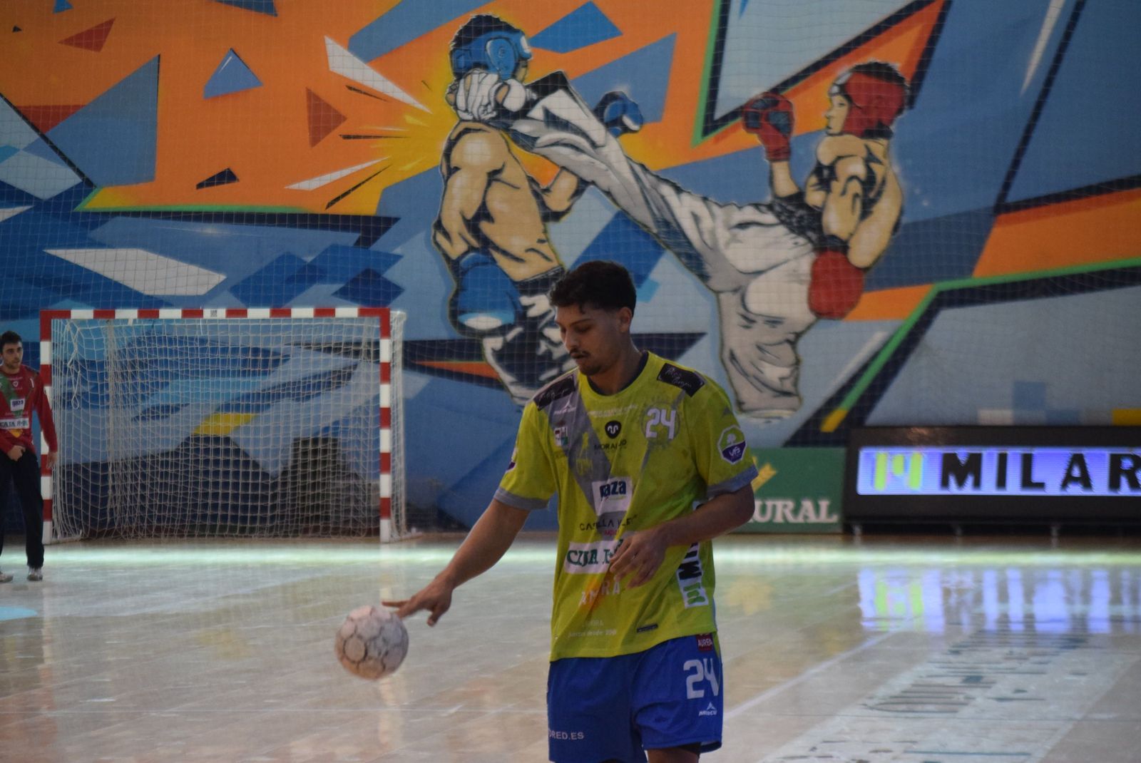 Felipe Dos Santos, jugador del Balonmano Zamora. Archivo.