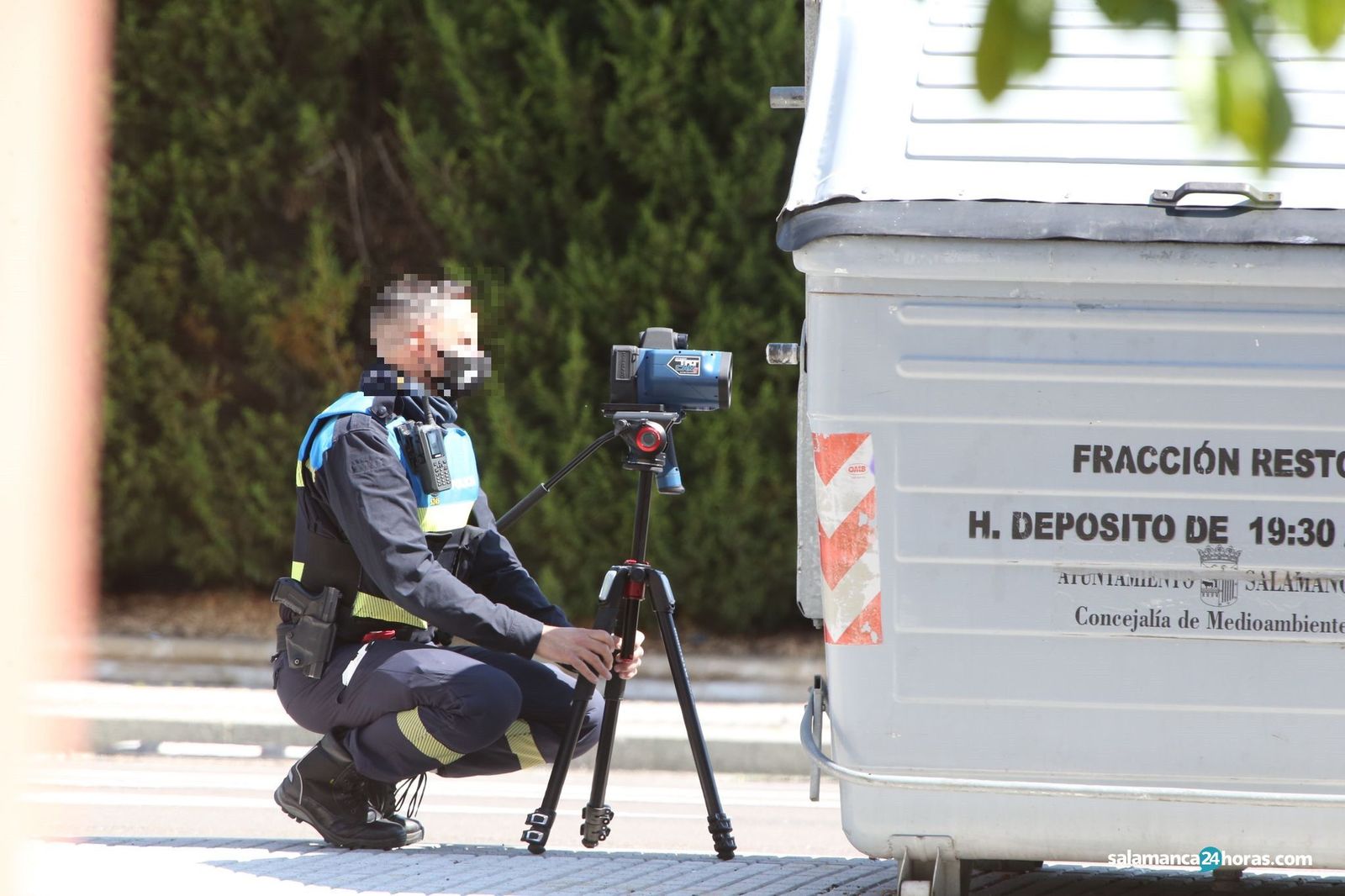 Radar móvil policía local salamanca