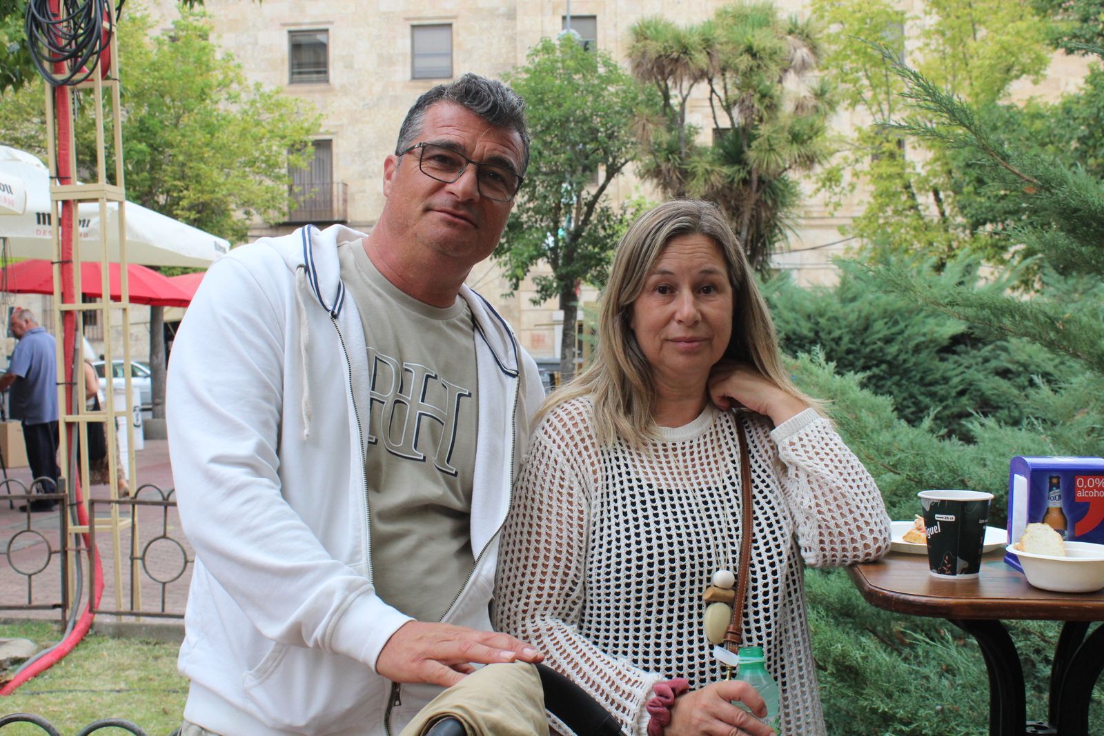 Ambiente en la Feria de Día en el mediodía de este lunes