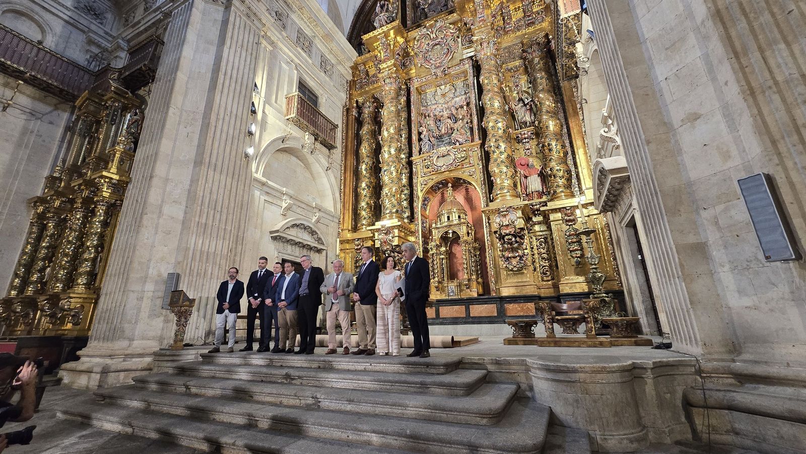 Actuación de conservación y limpieza de los retablos de la Iglesia de La Clerecía
