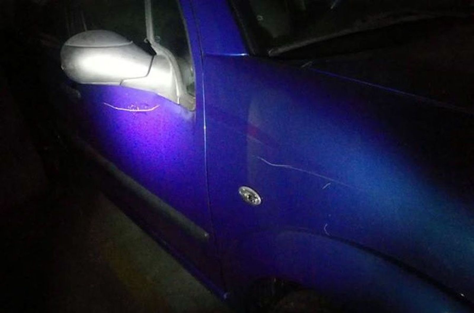 Quintin aldea coche rayado Quintin aldea coche rayado