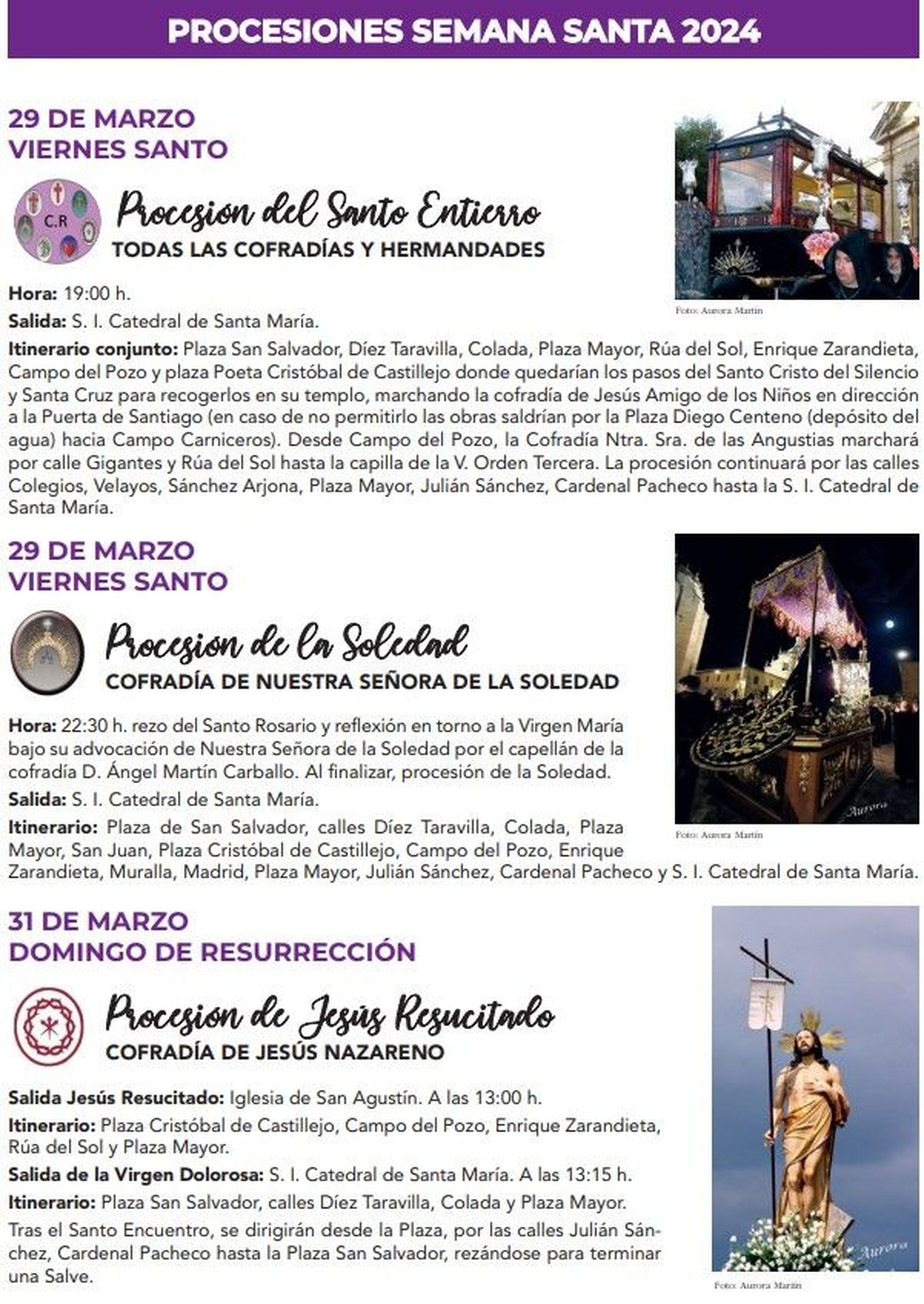 Procesiones Semana Santa Ciudad Rodrigo 3 