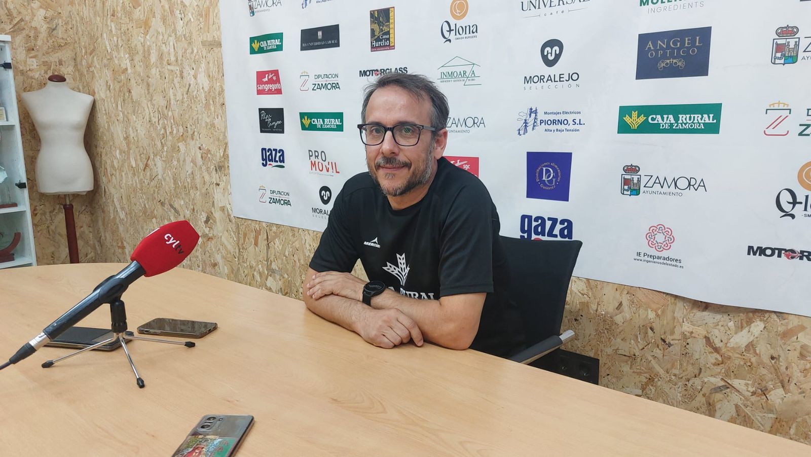 Félix Mojón, en rueda de prensa