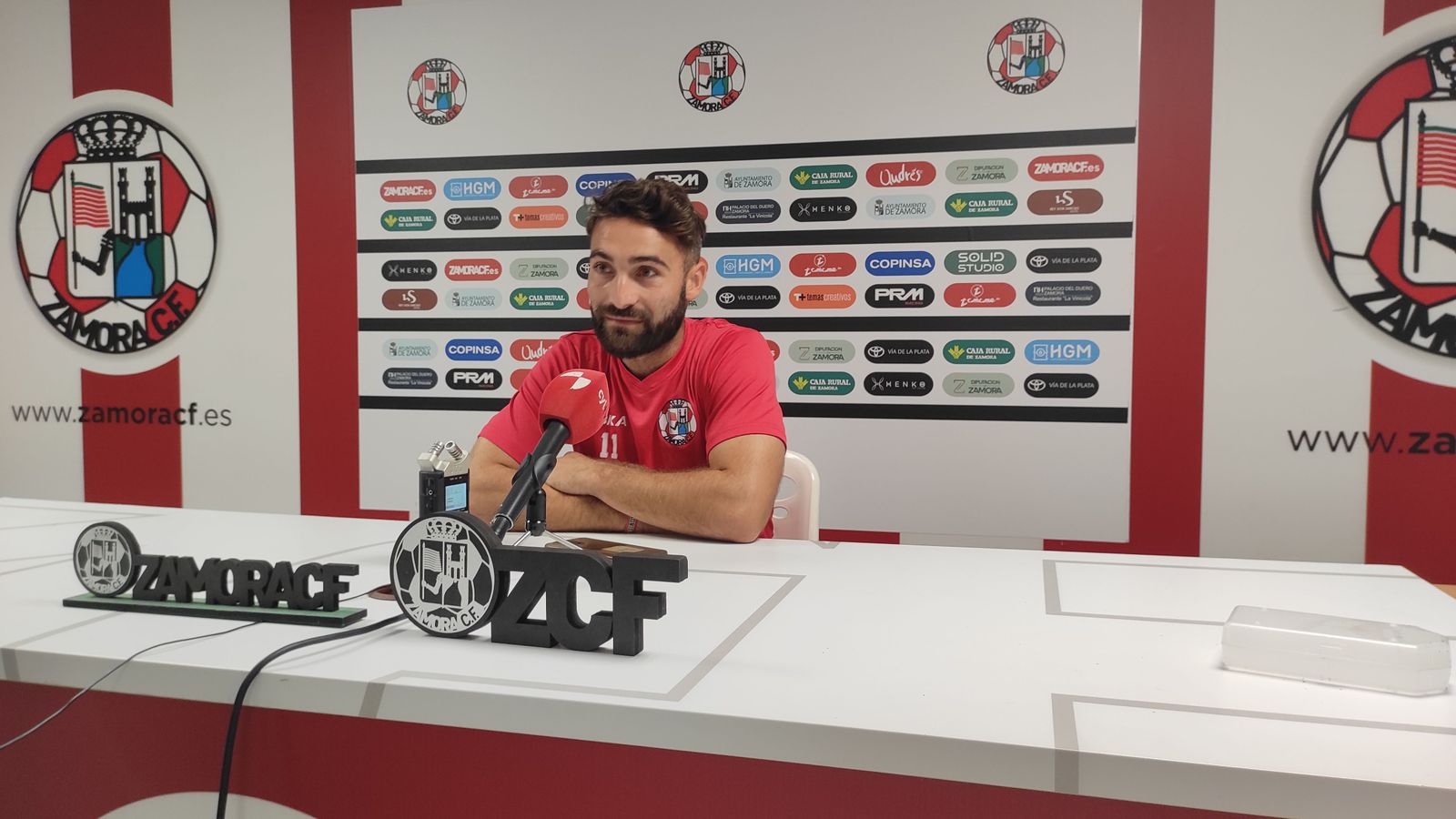 Adrián Mancebo, jugador del Zamora Club de Fútbol.