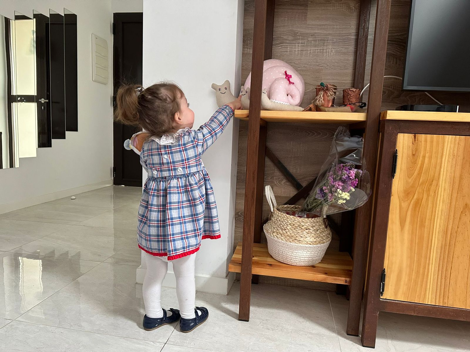 Íria, una pequeña de dos años que acude actualmente a Atención Temprana como forma de prevención