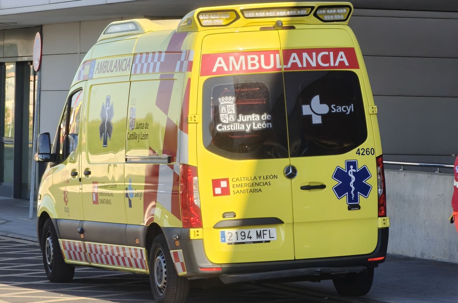 Ambulancia. Foto de archivo